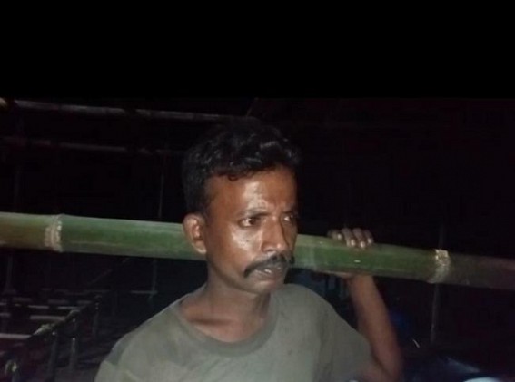 Man was detained on suspicion of theft last night from Durga Bari Bamutia area Man was detained on suspicion of theft last night from Durga Bari Bamutia area